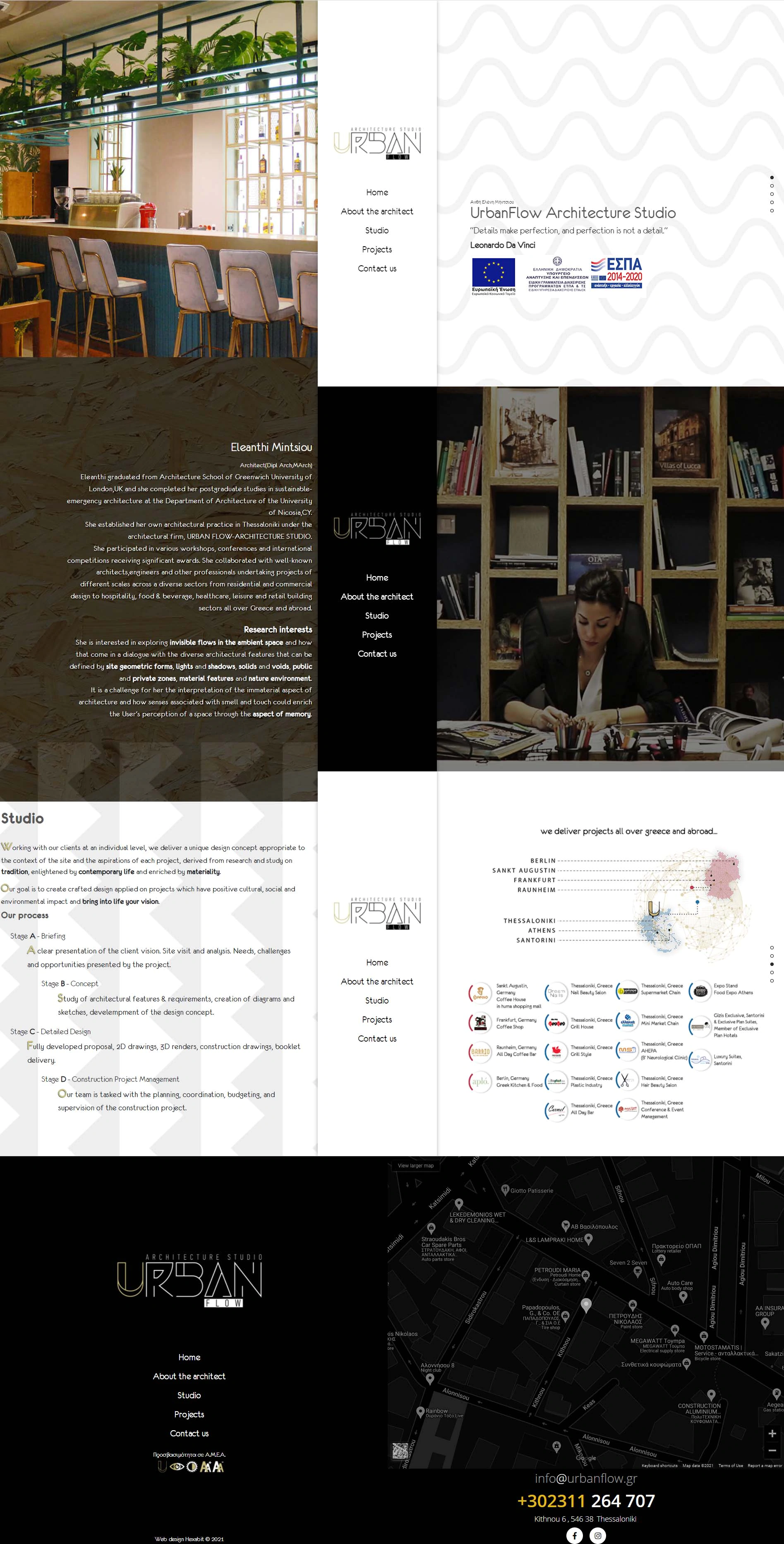 Hexabit web design - Urban Flow