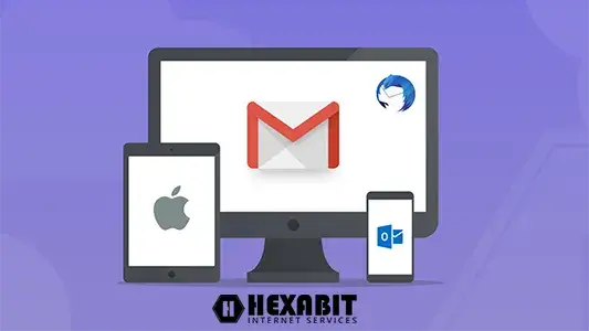 συνδεση email hexabit